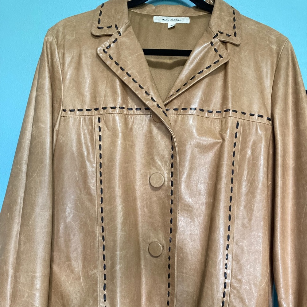 Vintage Marc Jacobs Leather Jacket - Picture 3 of 7